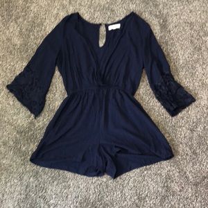 Dark Blue Romper